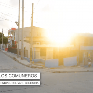 Barrio Los Comuneros. Hombres y mujeres trabajando alrededor de lo COMÚN